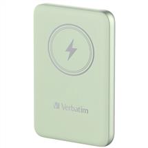 Verbatim Charge "n" Go Magnetic Wireless Power Bank 10000mAh Green