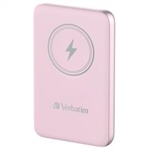 Verbatim Charge "n" Go Magnetic Wireless Power Bank 10000mAh Pink