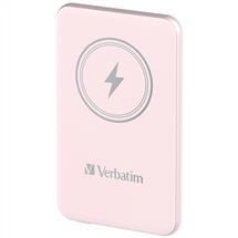 VerbaTim  | Verbatim Charge 'n' Go Magnetic Wireless Power Bank 5000mAh Pink