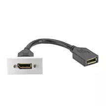 Cablenet | Cablenet 20cm 4K DisplayPort Female Lead  25mm x50mm DisplayPort