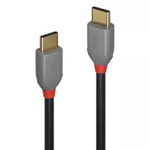 Lindy 0.5m USB 2.0 Type C to C Cable, Anthra Line | Quzo UK