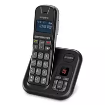 Emporia TH-21AB DECT telephone Caller ID Black | Quzo UK