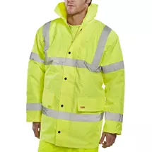 Beeswift Constuctor Traffic Jacket Saturn Yellow Large (Pack 1)