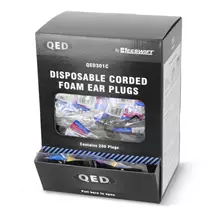 QED Corded Ear Plugs EN352-2:2002 (Pack 200) - QED301C