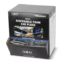 QED Foam Disposible Ear Plugs (Pack 200) - QED301 | In Stock