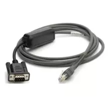 Zebra CBA-R10-S07ZBR serial cable Black 2.13 m DB9 RJ-45