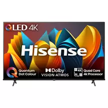 43 to 49 Inch TV | Hisense 43E7NQTUK TV 109.2 cm (43") 4K Ultra HD Smart TV WiFi Black