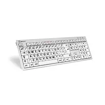 Logickeyboard LKBLPRNTBWCWMUUK keyboard Office USB QWERTY UK English