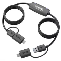 Plugable | Plugable Technologies USB Data Transfer Cable PC to PC, Compatible