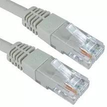 RJ45 (M) to RJ45 (M) CAT6 10m Grey OEM Moulded Boot Copper UTP Network