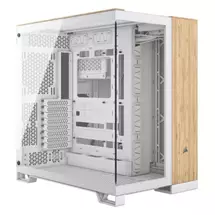 Corsair CC-9011284-WW computer case Midi Tower Bamboo, White