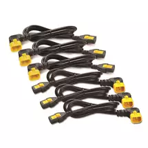 APC Power Cord Kit (6 ea), Locking, C13 to C14 (90 Degree), 1.2m