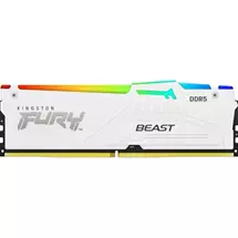 Kingston | Kingston Technology FURY Beast 32GB 6400MT/s DDR5 CL32 DIMM White RGB