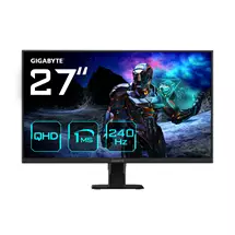 25" - 27" Monitors | GIGABYTE GS27Q X 27" QHD Gaming Monitor  2560 x 1440, 240Hz, 1ms, 250