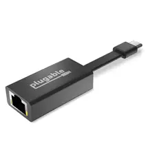 Plugable Technologies USB C to Ethernet Adapter, Driverless Fast and