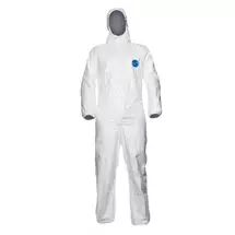 Tyvek 500 Xpert Hooded Coverall White Large (Pack 1) - TBSHL