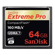 SanDisk 64GB Extreme Pro CF 160MB/s CompactFlash | Quzo UK