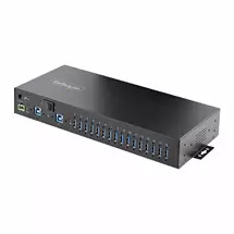 StarTech.com 16Port Industrial USB 5Gbps Hub with Power Adapter, Metal