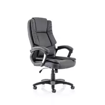 Dakota | Dynamic Dakota High Back Black Leather Look Executive Office Chair