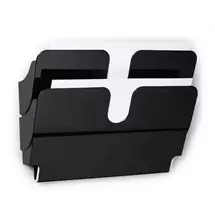 Durable FLEXIPLUS literature rack 2 shelves Black | In Stock