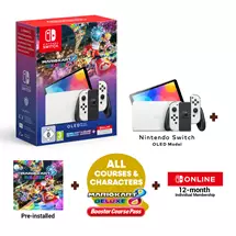 Nintendo Switch OLED + Mario Kart 8 Deluxe + Switch Online 12 Months