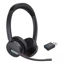 Yealink Headsets | Yealink WH64 Hybrid Dual Teams Headset Wireless Headband Office/Call