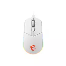 MSI CLUTCH GM11 WHITE Gaming Mouse "2Zone RGB, upto 5000 DPI, 6