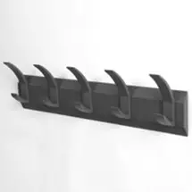 Acorn | Acorn Wall Mounted Coat Rack With 5 Hooks Wipe Clean Surface - 319875