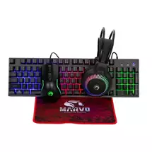 Marvo | Marvo Scorpion Cm416 Loot 40 4In1 Gaming Bundle, Wired Keyboard,