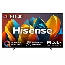 Hisense 100E7NQTUK TV 2.54 m (100") 4K Ultra HD Smart TV WiFi Black