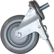 Chief Heavy Duty Casters Silver Metal | In Stock | Quzo UK