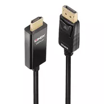 Lindy Power Cables | Lindy 5m DP to HDMI Adapter Cable with HDR | In Stock