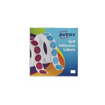 Avery Labels in Dispenser Rectangular 12x18mm White (Pack 2000 Labels)