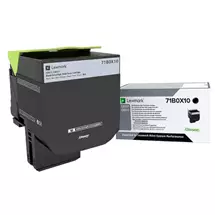 Lexmark Toner Cartridges | Lexmark 71B0X10 toner cartridge 1 pc(s) Original Black