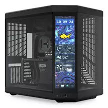 HYTE Y70 TOUCH INFINITE CASE PITCH BLACK | In Stock