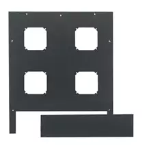 Middle Atlantic Products MW4FT. Type: Fan panel, Housing material: