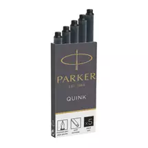 Parker Quink inktpatronen zwart, doos met 5 stuks Black 5 pc(s)