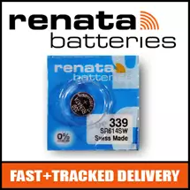 Renata | 1 x Renata 339 Watch Battery 1.55v SR614SW  Official Renata Watch
