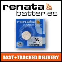 Renata | 1 x Renata 361 Watch Battery 1.55v SR721W  Official Renata Watch