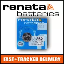 Renata | 1 x Renata 362 Watch Battery 1.55v SR721SW  Official Renata Watch