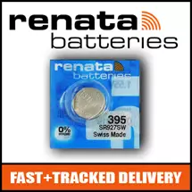 1 x Renata 395 Watch Battery 1.55v SR927SW  Official Renata Watch