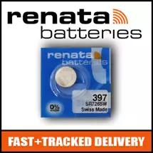 Renata | 1 x Renata 397 Watch Battery 1.55v SR726SW  Official Renata Watch