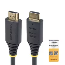 StarTech.com 1.5m (4.9ft) Premium Certified High Speed HDMI Cable, 4K