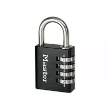 Masterlock Aluminium Combination Padlock 40mm Black - 40503