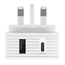 Juice JUI-MAINS-PD-PLUG-USBA/C-20W-ECO-WHT Universal White AC Indoor