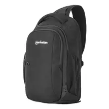 Manhattan Amsterdam Sling Backpack 13.33", Anti Theft, Black, Top Load