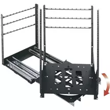 Middle Atlantic Products SRSR 23", 16U Wall mounted rack Black