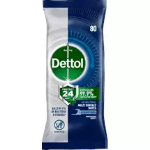 Dettol Protect 24 Multi Surface Wipes (Pack 80) - 3246241