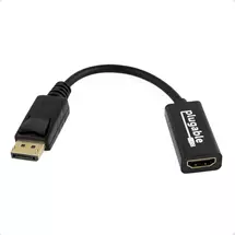 Cables Direct | Plugable Technologies Passive DisplayPort to HDMI Adapter, Driverless,