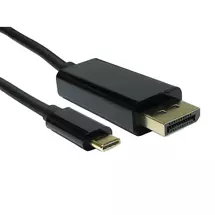 Cables Direct | Cables Direct USB C to DP 4K @ 60HZ 1 m USB Type-C DisplayPort Black